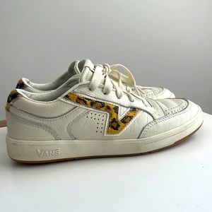 Vans with cheetah print